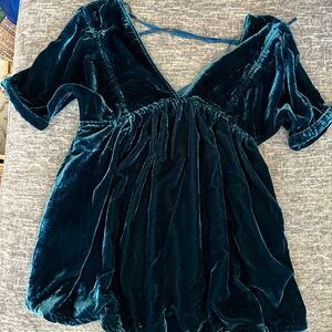 Free People Velvet Mini Dress